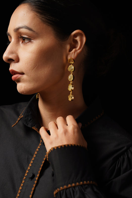 Citrine Dangler Earrings