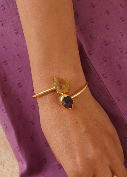 Gemstone Grace Bangle